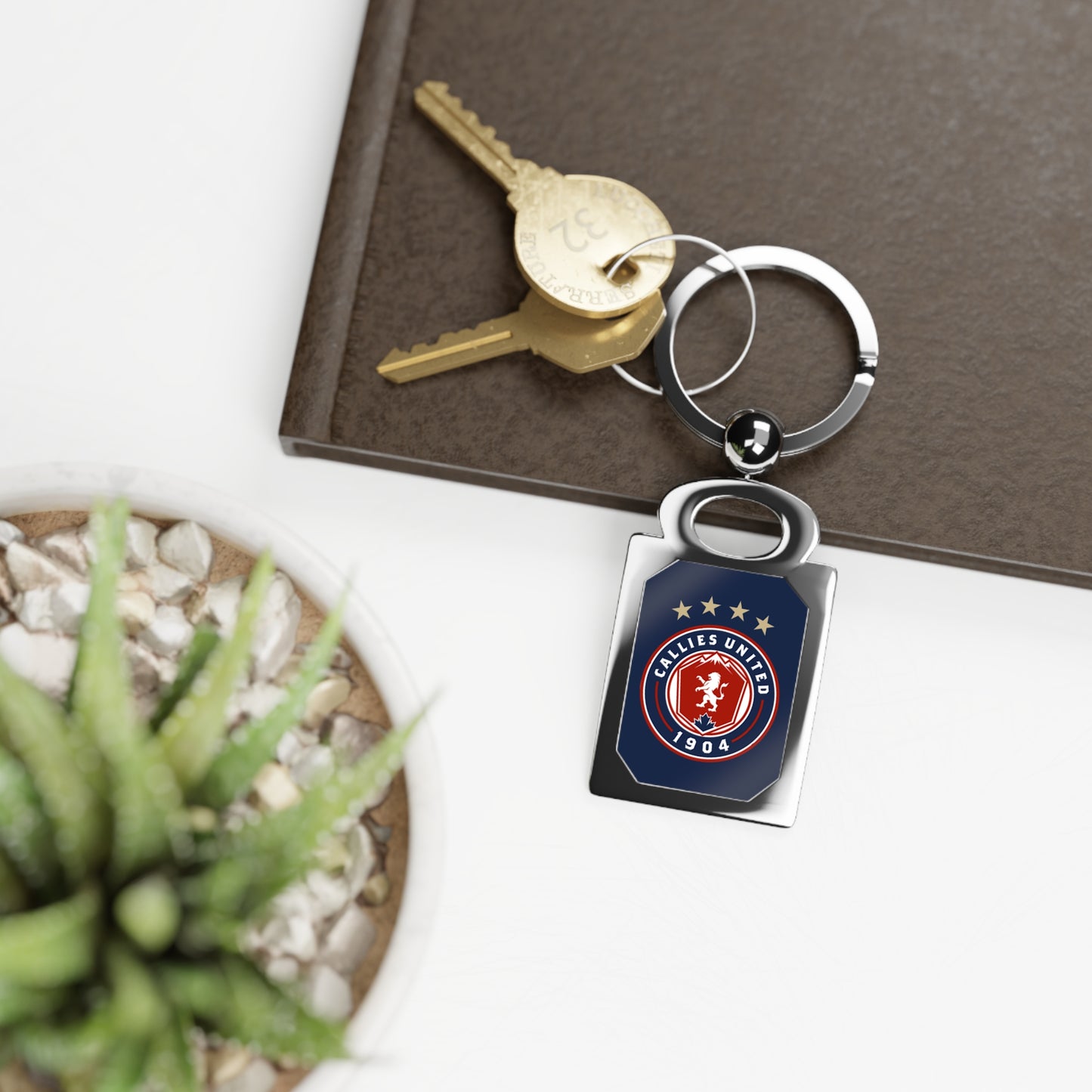 Callies United Rectangle Photo Keyring