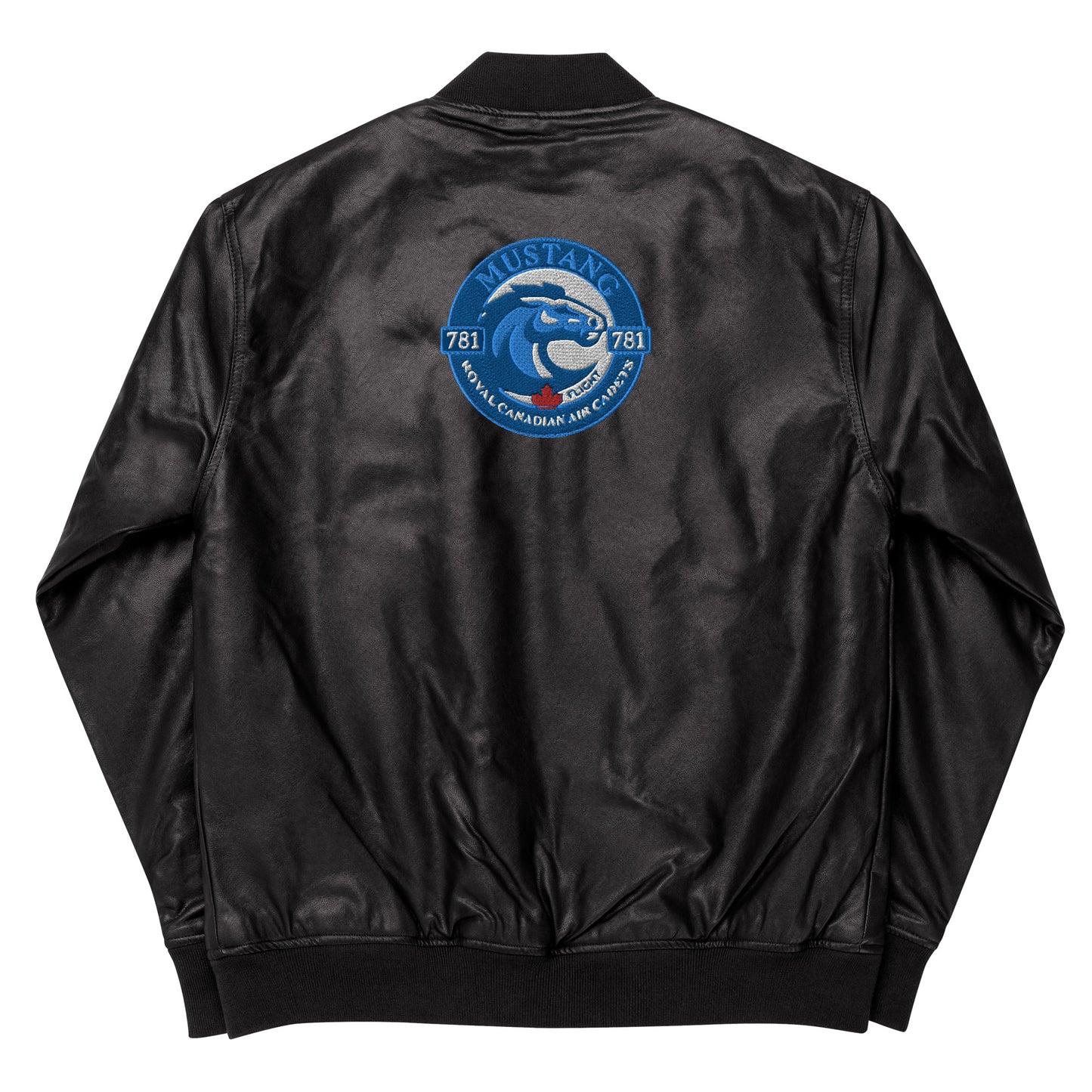 Mustang Leather Bomber Jacket