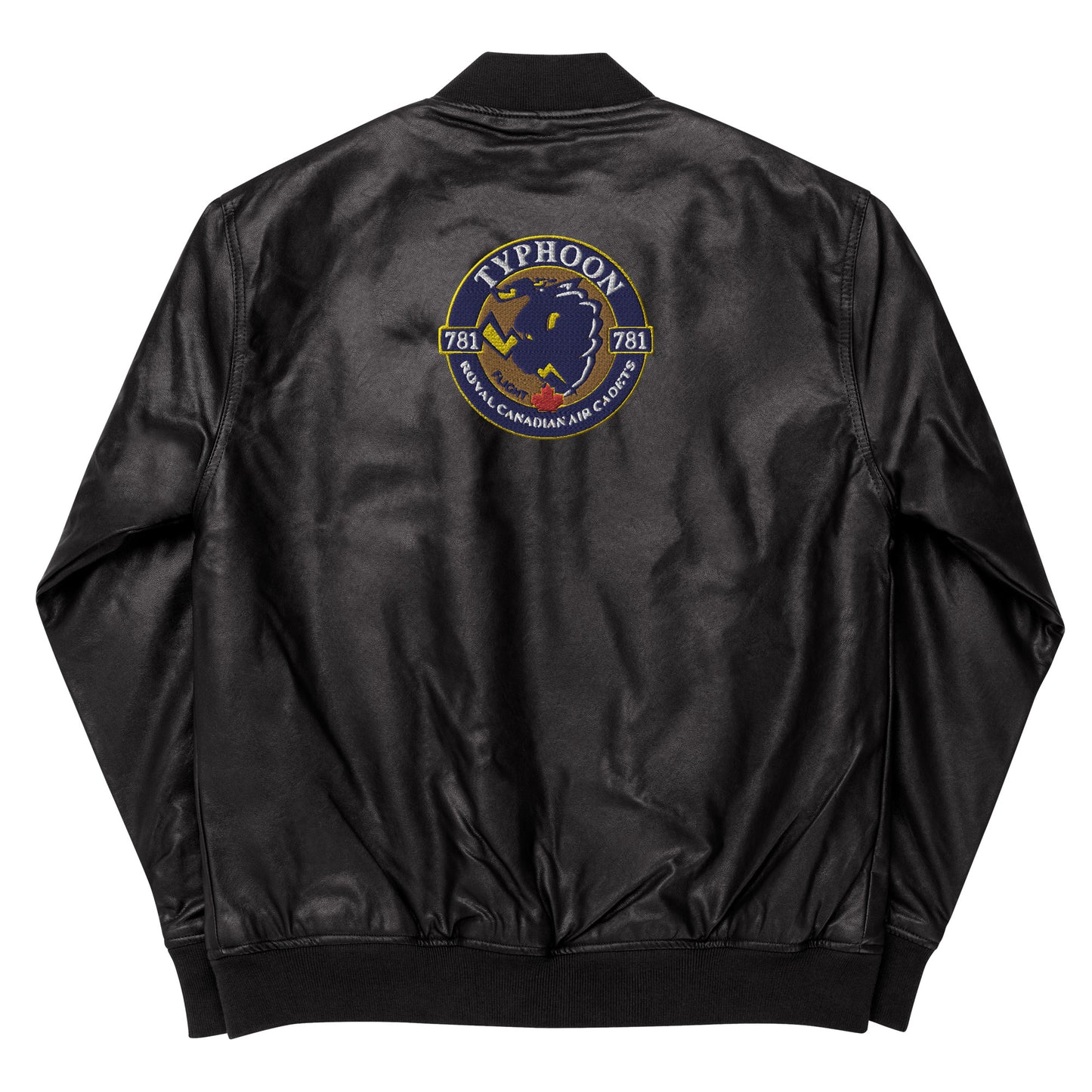 Typhoon Leather Bomber Jacket