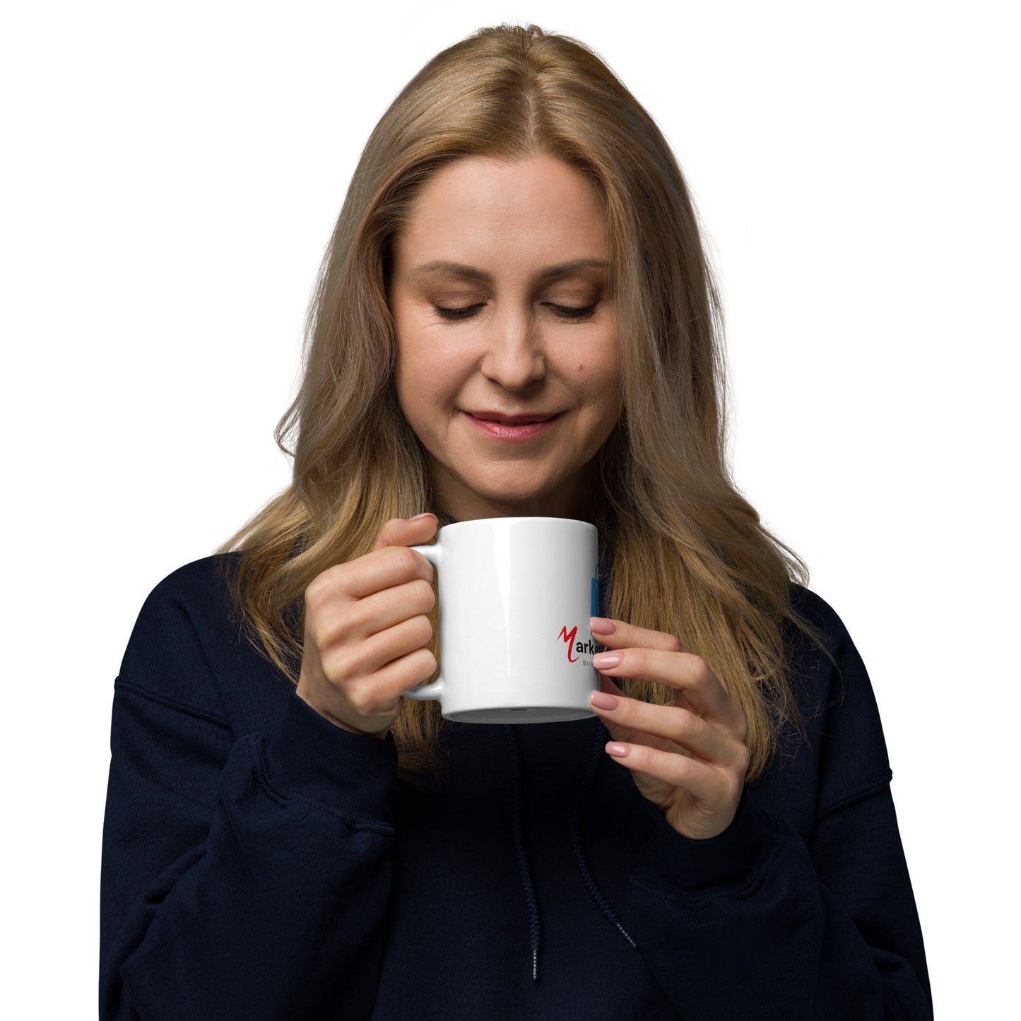 Market Bitches White Glossy Mug