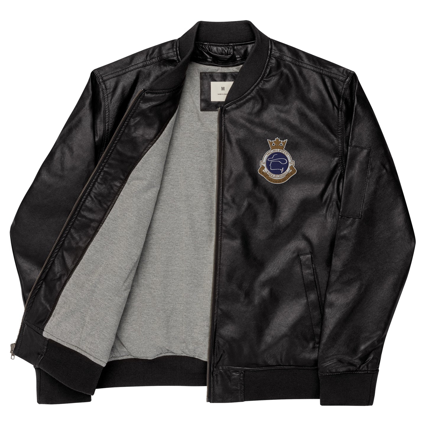 Sabre Leather Bomber Jacket