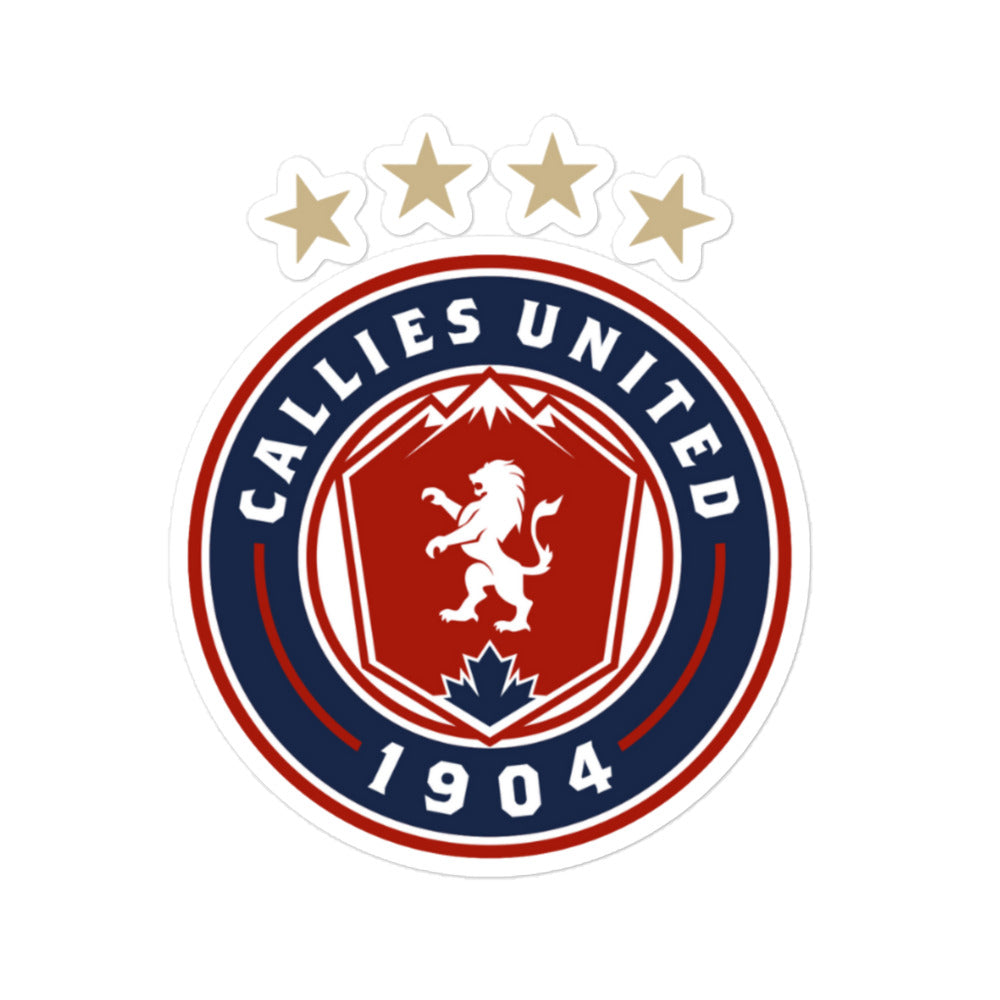 Callies United Bubble-free stickers